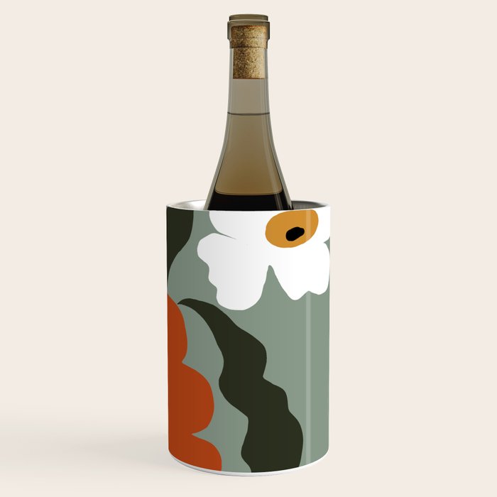 Happy fall floral pottery  Wine Chiller Gallery Image 3
