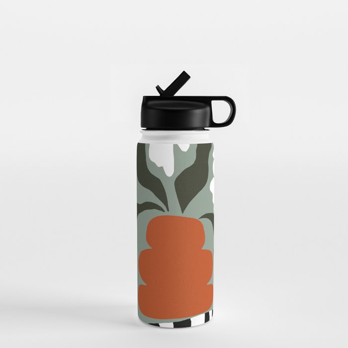 Happy fall floral pottery  Water Bottle Gallery Image 1