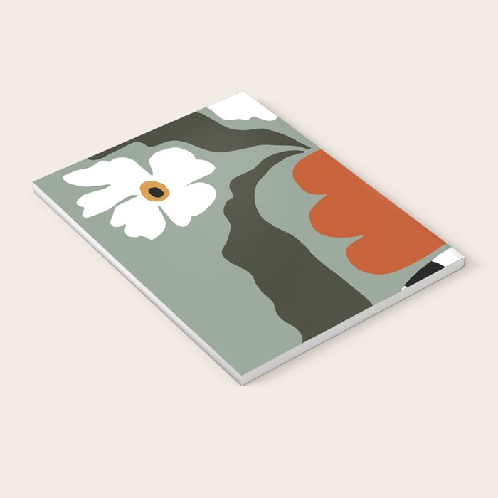 Happy fall floral pottery  Notebook Gallery Image 3