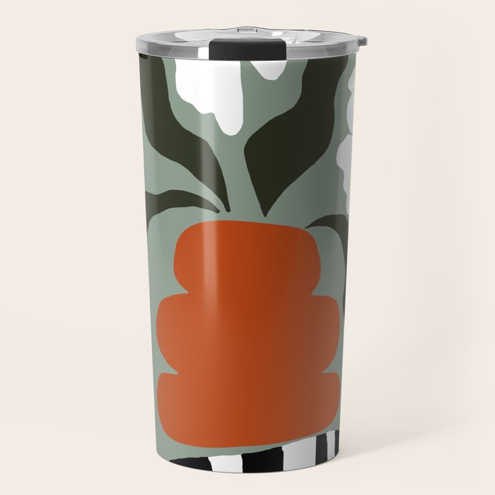 Happy fall floral pottery  Travel Mug Gallery Image 1
