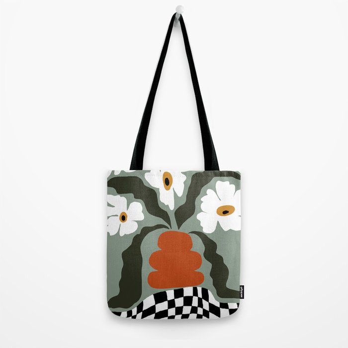 Happy fall floral pottery  Tote Bag Gallery Image 2