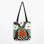 Happy fall floral pottery  Tote Bag Gallery Image 2