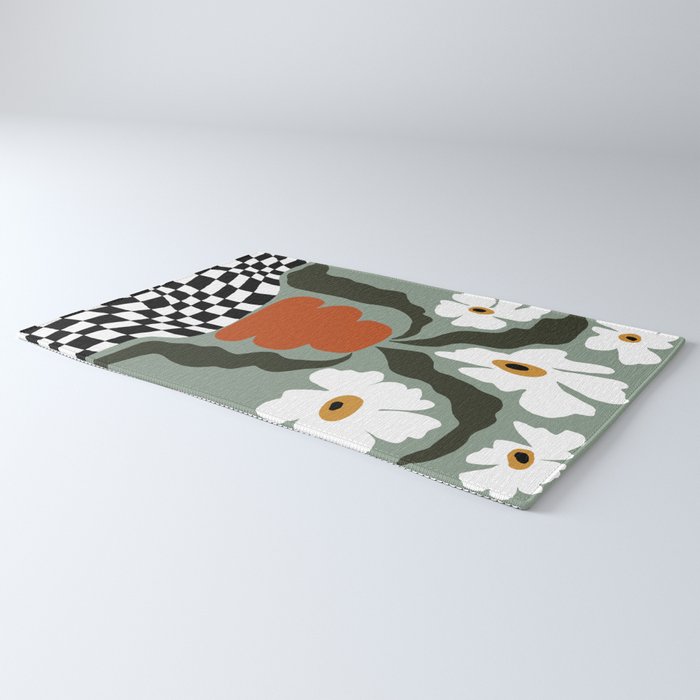 Happy fall floral pottery  Rug Gallery Image 3