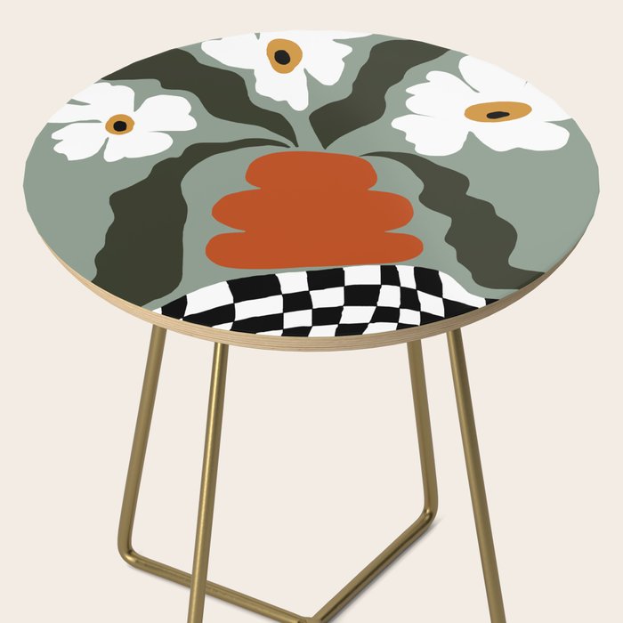 Happy fall floral pottery  Side Table Gallery Image 2