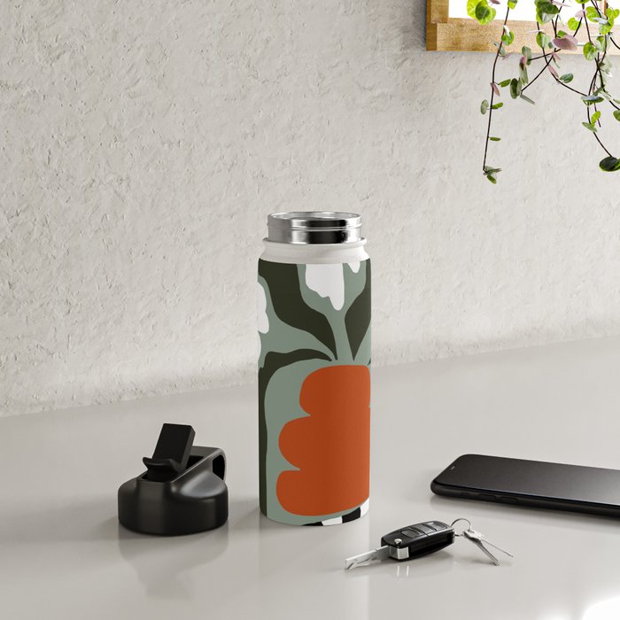 Happy fall floral pottery  Water Bottle Gallery Image 4