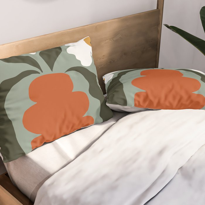 Happy fall floral pottery  Pillow Sham Gallery Image 2