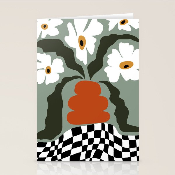 Happy fall floral pottery  Stationery Card Gallery Image 1