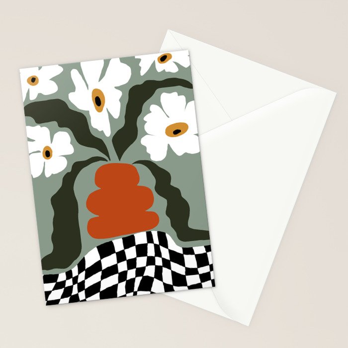 Happy fall floral pottery  Stationery Card Gallery Image 2