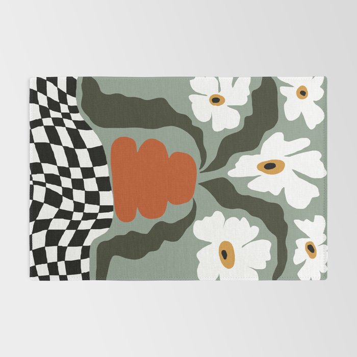 Happy fall floral pottery  Rug Gallery Image 2