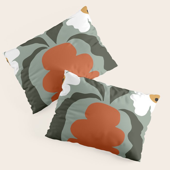 Happy fall floral pottery  Pillow Sham Gallery Image 1