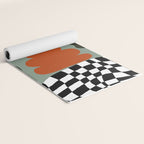 Happy fall floral pottery  Yoga Mat Gallery Image 2