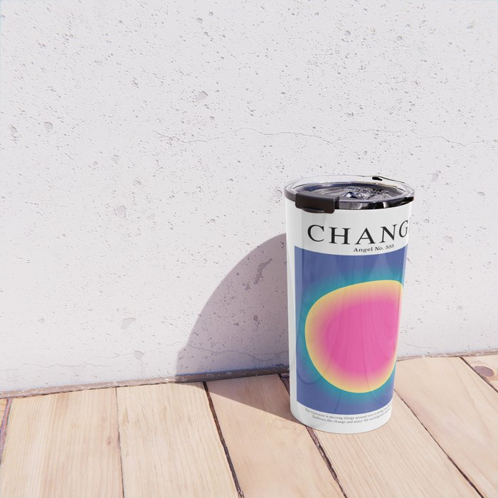Gradient Angel Numbers: Angel Number 555 - Change Travel Mug Gallery Image 4