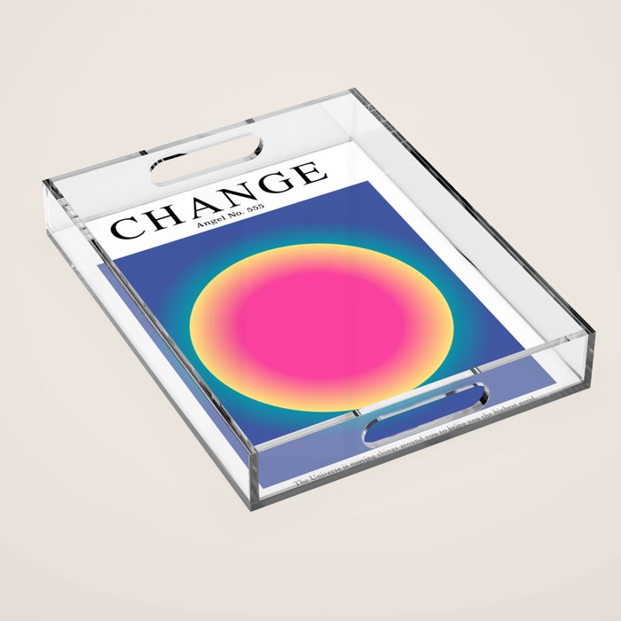 Gradient Angel Numbers: Angel Number 555 - Change Acrylic Tray Gallery Image 1