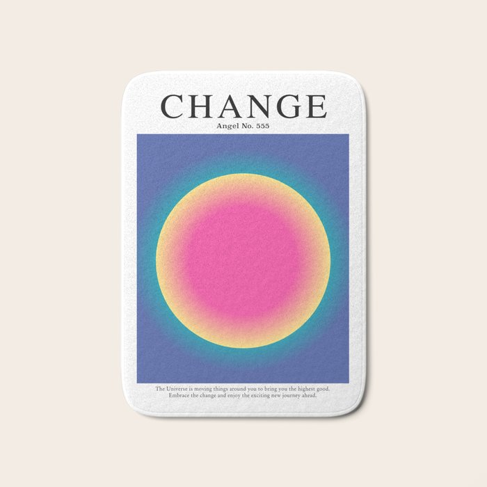 Gradient Angel Numbers: Angel Number 555 - Change Bath Mat Gallery Image 1