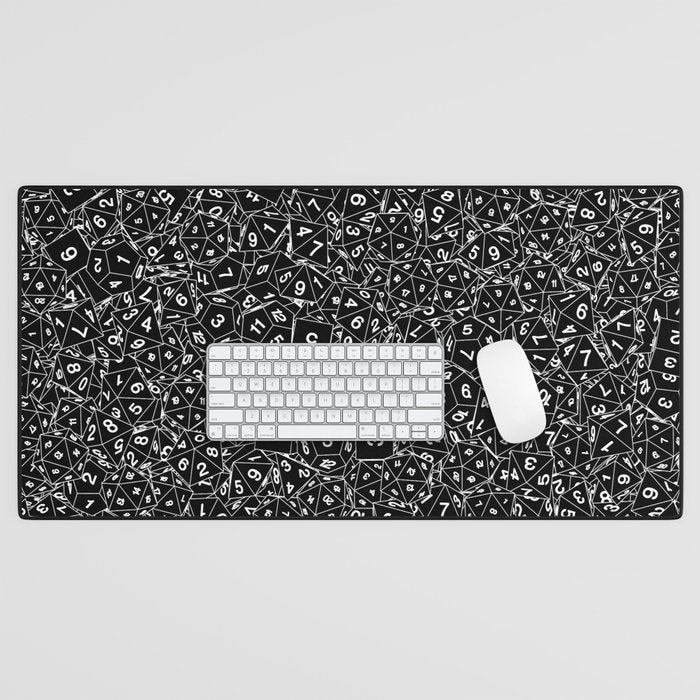 Dungeon Master RPG Gamer Dice Desk Mat Gallery Image 1