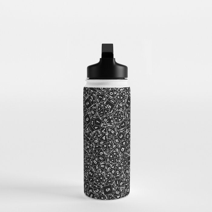 Dungeon Master RPG Gamer Dice Water Bottle Gallery Image 3