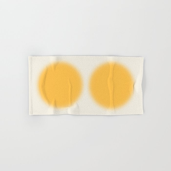 Abstraction_SUN_YELLOW_CIRCLE_BLUR_LOVE_POP_ART_0602A Bath Towel Gallery Image 1