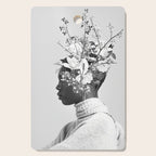 Bloom in White Cutting Board Gallery Image 1