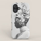 Bloom in White iPhone Case Gallery Image 1