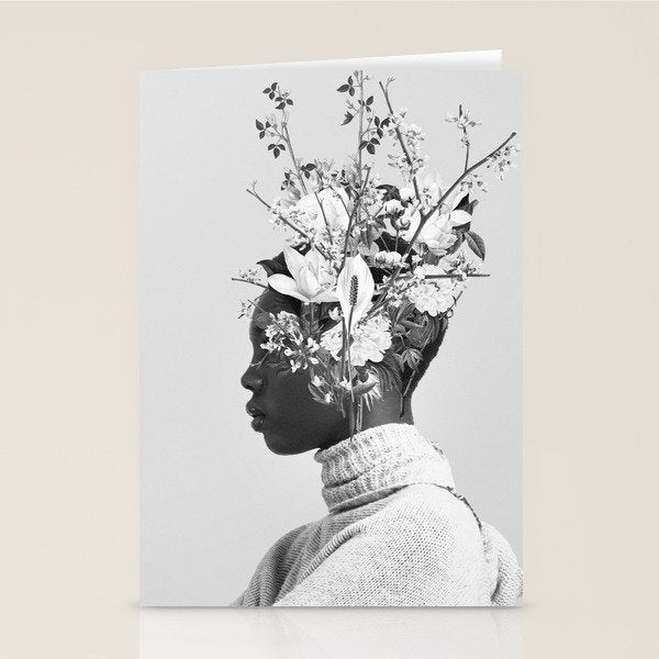 Bloom in White Stationery Card Gallery Image 2