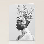 Bloom in White Stationery Card Gallery Image 2