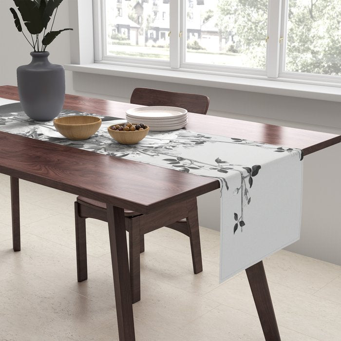 Bloom in White Table Runner Gallery Image 2