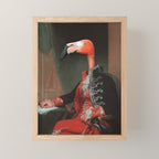 Flamingo del Flamenco Mini Art Print Gallery Image 1