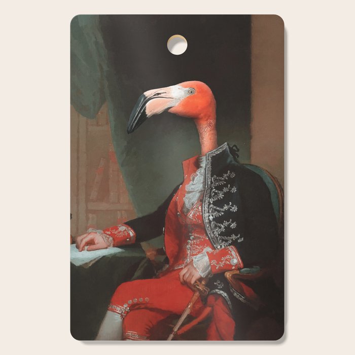 Flamingo del Flamenco Cutting Board Gallery Image 1