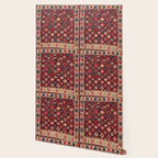 Shahsavan Azerbaijan Northwest Persian Bag Face Print Wallpaper Gallery Image 2