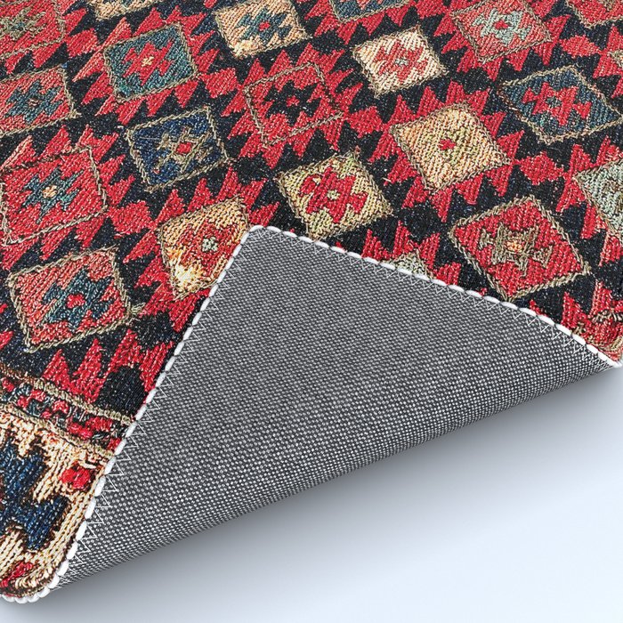 Shahsavan Azerbaijan Northwest Persian Bag Face Print Rug Gallery Image 4