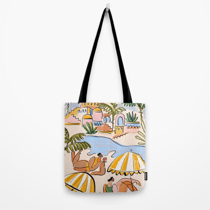 Amalfi Coast Italy (color) Tote Bag Gallery Image 2