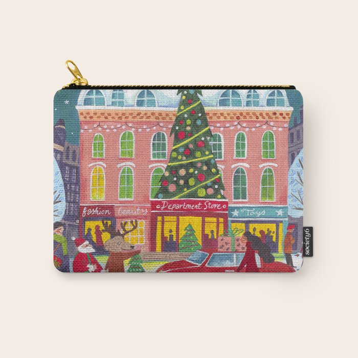 City with fireworks Carry All Pouch Gallery Image 1