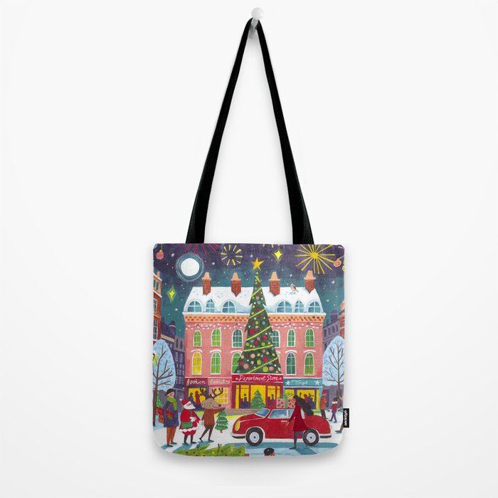 City with fireworks Tote Bag Gallery Image 2