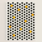 Brushed Strokes | Abstract Mid-Century Dots Pattern Jigsaw Puzzle Gallery Image 1