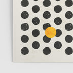 Brushed Strokes | Abstract Mid-Century Dots Pattern Poster Gallery Image 3