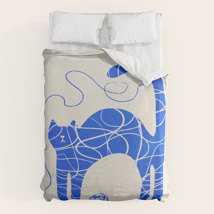 Wool Cat Duvet Cover Gallery Image 1
