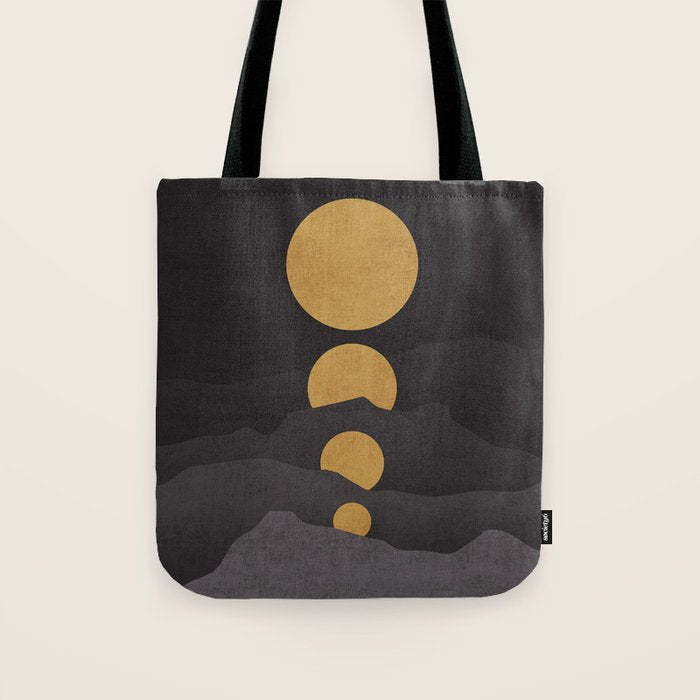 Rise of the golden moon Tote Bag Gallery Image 1