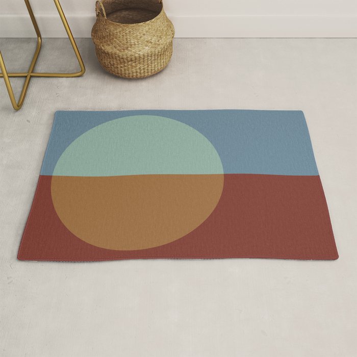 Color Block Abstract X Rug Gallery Image 1