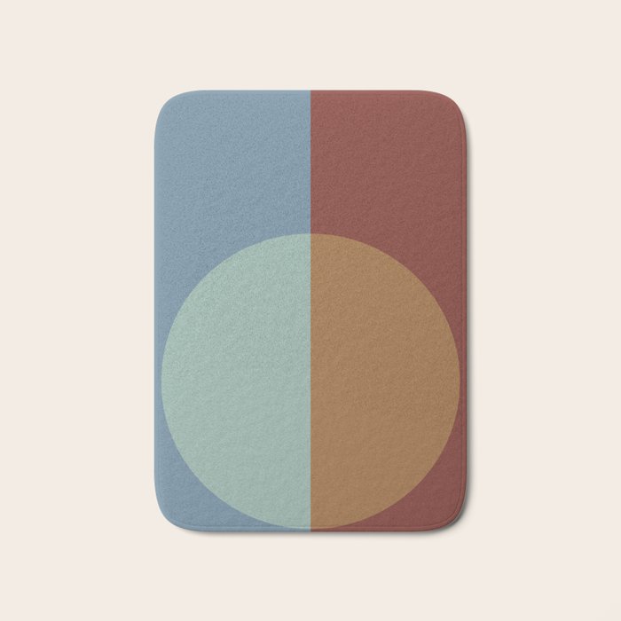 Color Block Abstract X Bath Mat Gallery Image 1