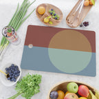 Color Block Abstract X Cutting Board Gallery Image 2