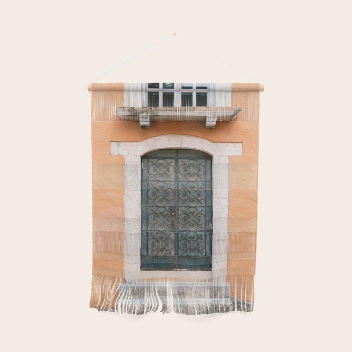Valladolid door | Colorful Mexico travel photography in the Yucatan Wall Hanging Gallery Image 1