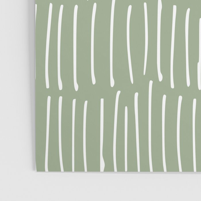 Boho Wall Art, Colour Prints, Sage Green, Line Art Poster Gallery Image 3