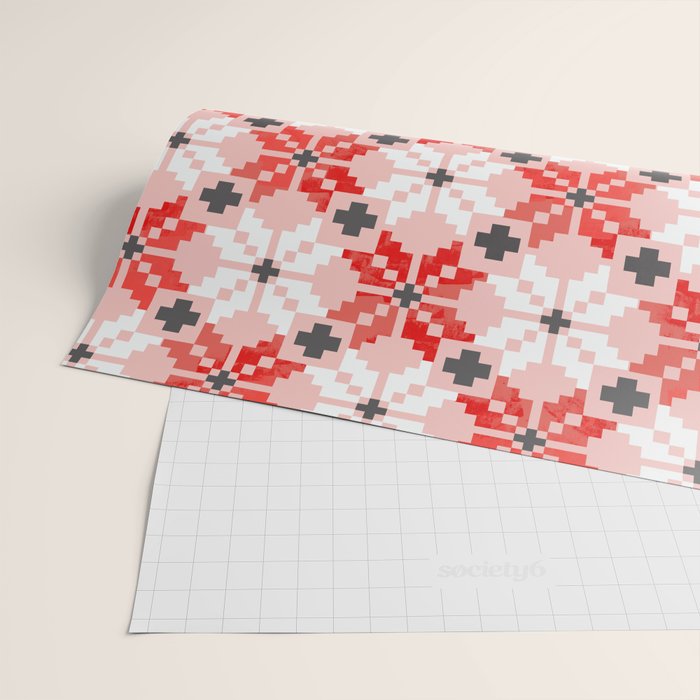 Christmas Quilt - pattern no2 Wrapping Paper Gallery Image 2