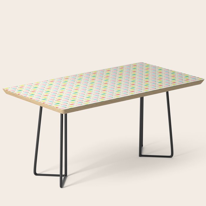 Funny colorful fish cartoon art pattern Coffee Table Gallery Image 1