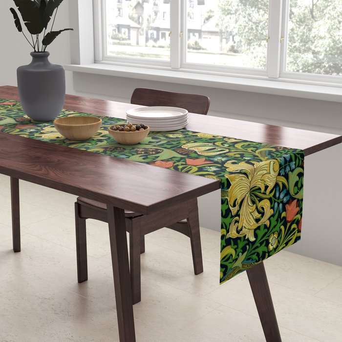 William Morris "Golden Lily" 4 Table Runner Gallery Image 2