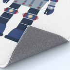 Blue Robot Retro Toy Rug Gallery Image 4