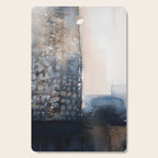 Navy, Brown  Beige Abstract Watercolor Cutting Board Gallery Image 1