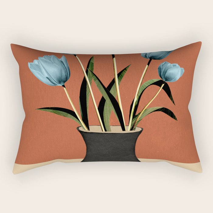 Tulips In Vase 3 Rectangular Pillow Gallery Image 2