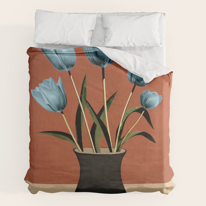Tulips In Vase 3 Duvet Cover Gallery Image 2