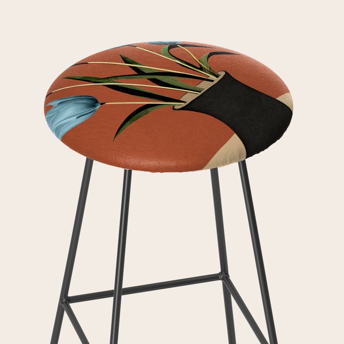 Tulips In Vase 3 Stool Gallery Image 2